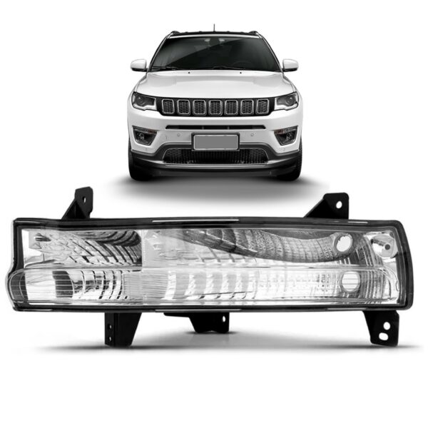 Lanterna Dianteiro Parachoque Compass 2017 A 2018 Daylight Lado Direito