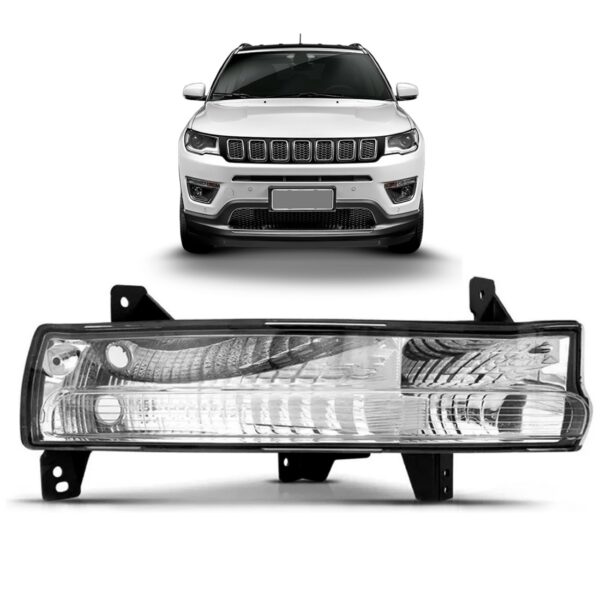 Lanterna Dianteiro Parachoque Compass 2017 A 2018 Daylight Lado Esquerdo