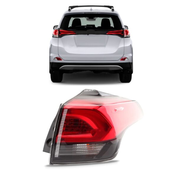 Lanterna Traseira Rav4 2016 2017 2018 Canto Com Led Lado Direito