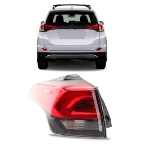 Lanterna Traseira Rav4 2016 2017 2018 Canto Com Led Lado Esquerdo