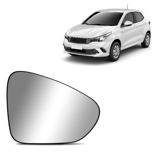 Lente Retrovisor Para Fiat Strada 2020 2021 2022 A 2026 Nova Direito