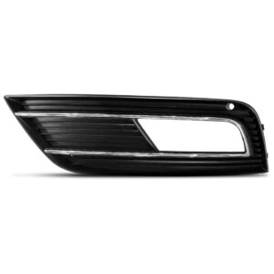 Moldura Milha Auxiliar Audi A4 2012 A 2015 Com Furo Lado Esquerdo