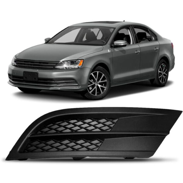 Moldura Milha Auxiliar Jetta 2015 A 2018 Sem Furo Lado Direito