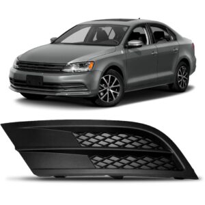 Moldura Milha Auxiliar Jetta 2015 A 2018 Sem Furo Lado Esquerdo