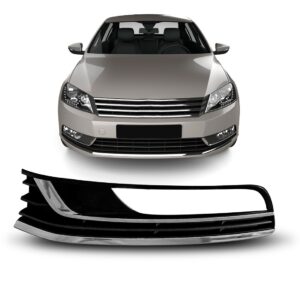 Moldura Milha Auxiliar Passat 11 A 2014 C/ Friso Cromado Lado Esquerdo