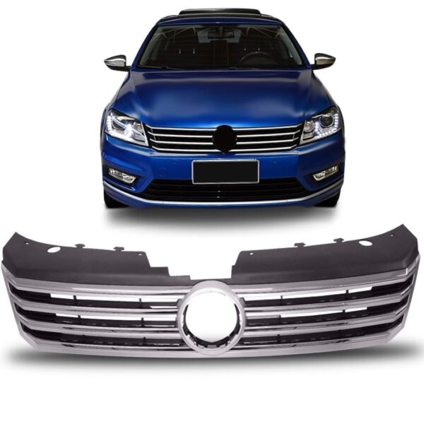 Grade Radiador Passat 2011 2012 A 2014 Com Friso 1a Linha