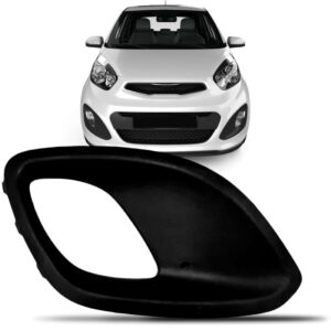 Moldura Milha Auxiliar Picanto 2012 2013 2014 2015 Com Furo Lado Direito