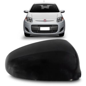 Capa Retrovisor Palio 2012 A 2020/mobi 2016/.. Preto Lisa Ld Direito