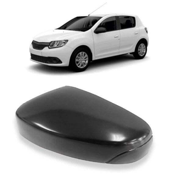 Capa Retrovisor Sandero Logan 2015 Sem Pisca Liso C/garantia Lado Esquerdo