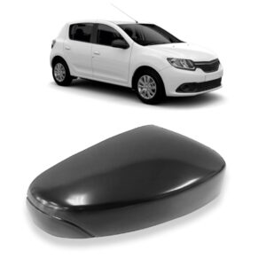 Capa Retrovisor Sandero Logan 2015 Sem Pisca Liso C/garantia Lado Direito