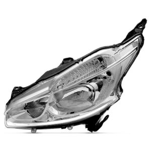 Farol Peugeot 208 2012 A 2016 Manual Cromado S/led 1ª Linha Esquerdo/motorista
