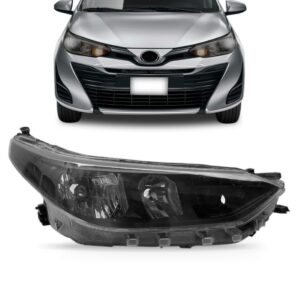 Farol Yaris 2018 2019 2020 2021 2022 Máscara Negra 1ª Linha - Direito/passageiro