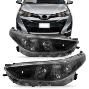 Farol Yaris 2018 2019 2020 2021 2022 Máscara Negra 1ª Linha - Direito/passageiro