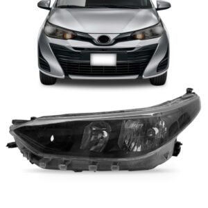 Farol Yaris 2018 2019 2020 2021 2022 Máscara Negra 1ª Linha Esquerdo/motorista