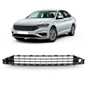 Grade Central Parachoque Dianteiro Jetta 19 A 2020 1a Linha Preto