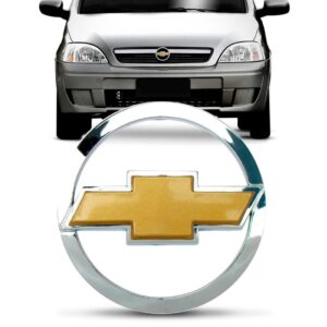 Emblema Grade Radiador Corsa 02 A 10 Montana 02 A 15 Dourado