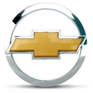 Emblema Grade Radiador Corsa 02 A 10 Montana 02 A 15 Dourado