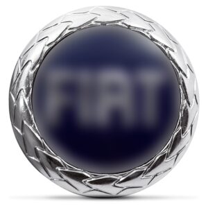 Emblema Grade Radiador Uno Fire 2000 A 2006 Azul