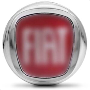 Emblema Grade Radiador Uno Fire 2007 08 09 A 2012 Vermelho