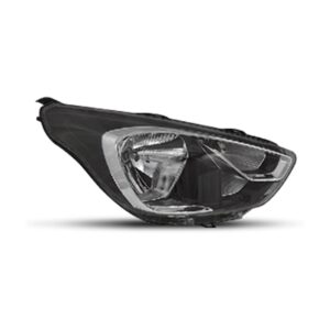 Farol Ka 19 2020 21 22 Mascara Negra Friso Cromado 1ª Linha - Direito/passageiro