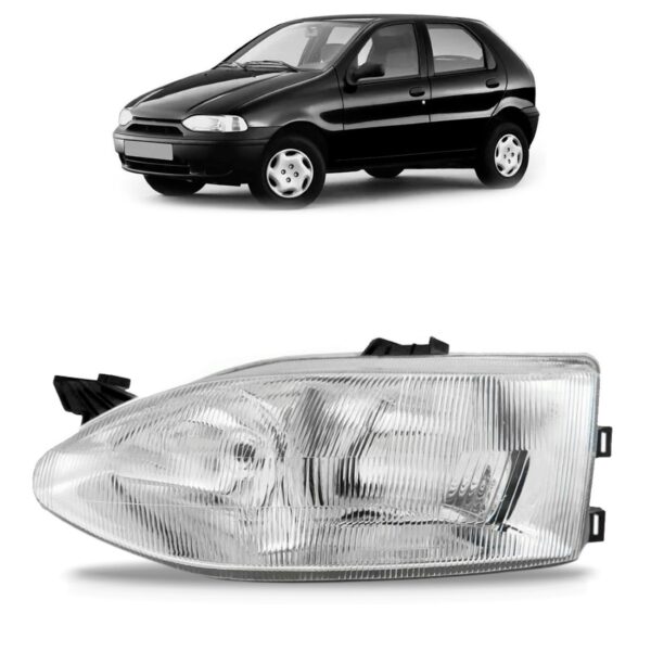 Farol Palio 1996 1997 1998 1ª Linha - Esquerdo/motorista