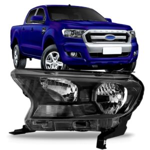 Farol Ranger Mascara Negra 16/19 Pisca Seta Cristal 1ª Linha Esquerdo/motorista