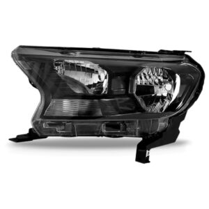 Farol Ranger Mascara Negra 16/19 Pisca Seta Cristal 1ª Linha Esquerdo/motorista