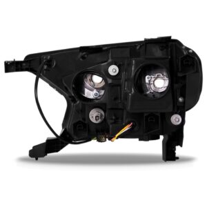 Farol Ranger Mascara Negra 16/19 Pisca Seta Cristal 1ª Linha Direito/passageiro