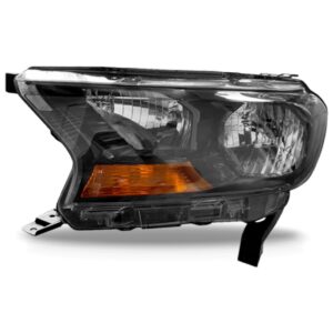 Farol Ranger 16 17 2018 2019 Máscara Negra C Sinaleira Âmbar Lado Esquerdo
