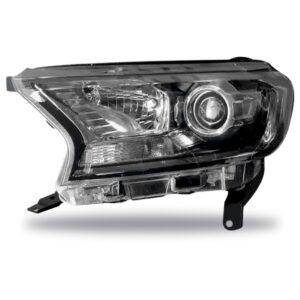 Farol Ranger 16 17 18 19 Cromado Com Pisca Cristal 1ª Linha Esquerdo/motorista