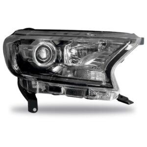 Farol Ranger 16 17 18 19 Cromado Com Pisca Cristal 1ª Linha Direito/passageiro