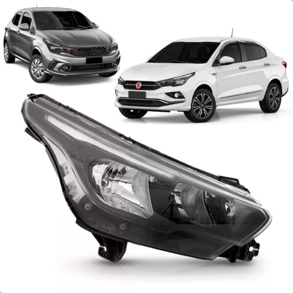 Farol Argo 17 18 19 2020 2021 22 23 Manual Sem Led 1ª Linha Direito/passageiro