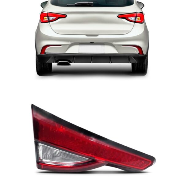 Lanterna Traseira Tampa Argo 2017 2018 Cristal Nova Lado Esquerdo