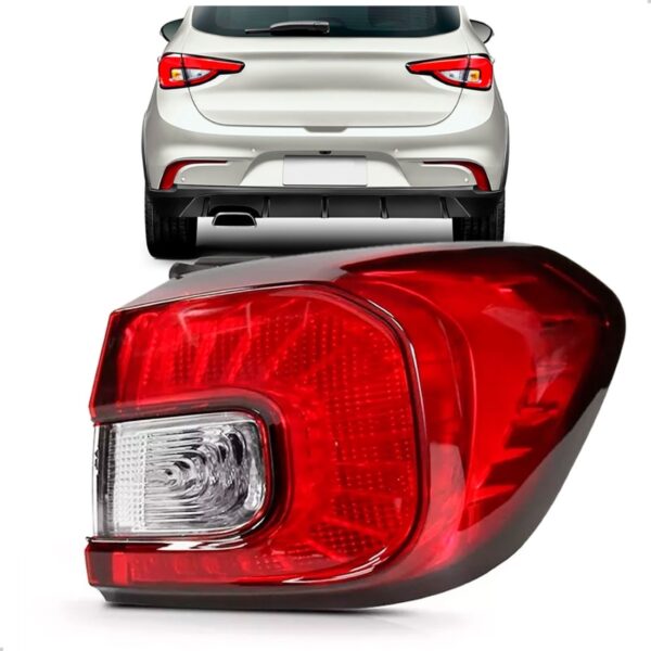 Lanterna Traseira Canto Argo 17 18 19 20 21 22 23 Cristal Lado Direito