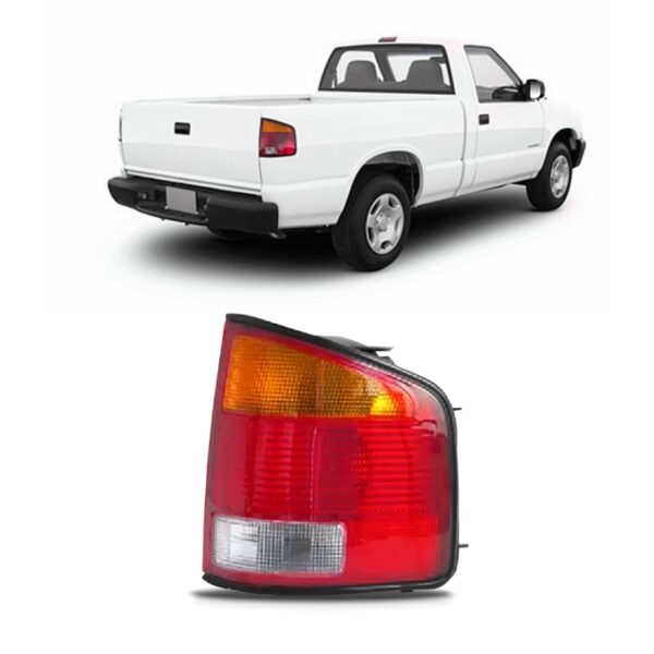 Lanterna Traseira S10 96 97 98 99 00 Tricolor 1ª Linha Direito