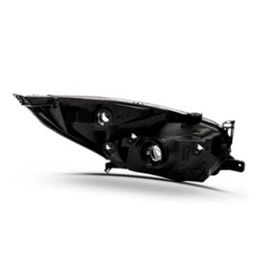 Farol Spin 2012 13 2014 15 16 Manual Mascara Negra 1ª Linha Esquerdo/motorista