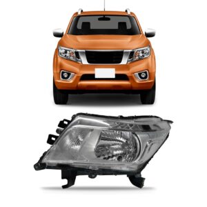 Farol Frontier 2017 2018 2019 2020 Manual Cromado 1ª Linha - Esquerdo/motorista
