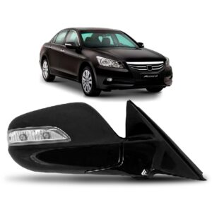 Retrovisor Accord 2008 A 2011 Elétrico C/pisca Capa Preta Lado Direito