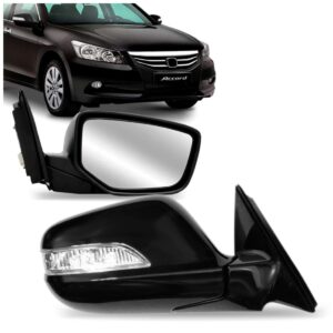 Retrovisor Accord 2008 A 2011 Retrátil C/pisca Capa Preta Lado Direito