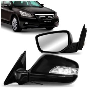 Retrovisor Accord 2008 A 2011 Retrátil C/pisca Capa Preta Lado Esquerdo