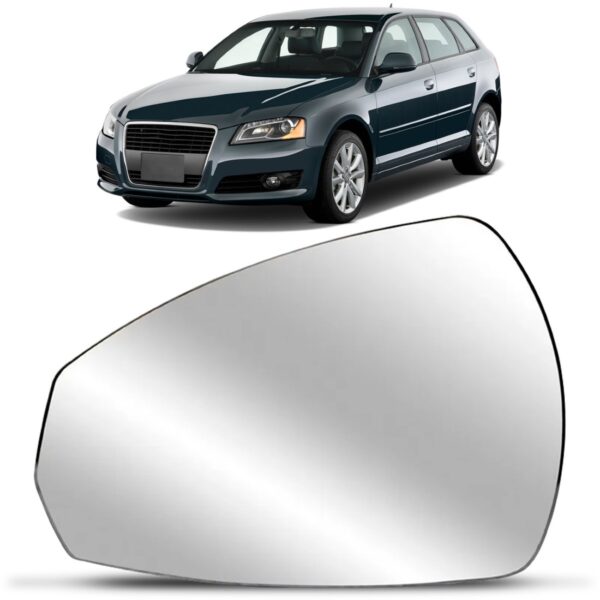 Lente Espelho Retrovisor Audi A3 2013 2014 2015 2016 Lado Esquerdo