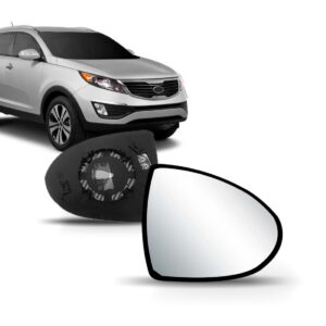 Lente Retrovisor Sportage 2011 A 2016 Com Aquecimento Lado Direito