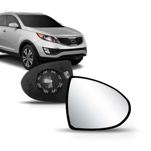 Lente Retrovisor Sportage 2011 A 2016 Com Aquecimento Lado Direito