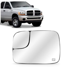 Lente Retrovisor Dodge Ram 2002 A 2008 C/aque Divisor Foco Lado Esquerdo