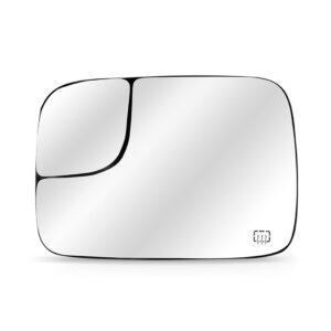 Lente Retrovisor Dodge Ram 2002 A 2008 C/aque Divisor Foco Lado Esquerdo