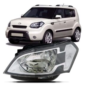 Farol Soul 2009 2010 2011 2012 Foco Simples 1ª Linha - Esquerdo/motorista