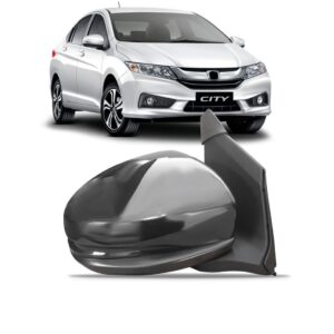 Retrovisor City 2014 A 2016 Eletrico Retratil Com Sinaleira Lado Direito