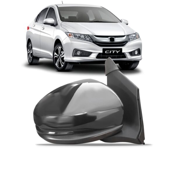 Retrovisor City 2014 A 2016 Eletrico Retratil Com Sinaleira Lado Direito