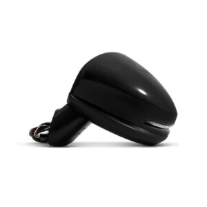 Retrovisor Fit 2014 A 2021 Eletrico C/sinaleira Capa Preta Lado Esquerdo