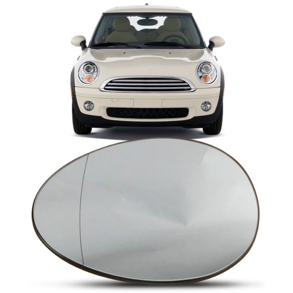 Lente Retrovisor Mini Cooper 07 A 11 Clubman 06 A 14 Termico Lado Esquerdo